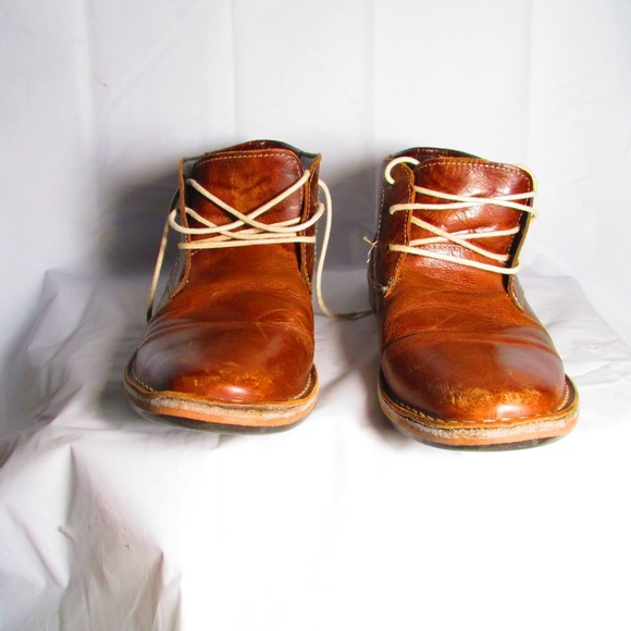 Steve Madden Men\'s Harken Chukka Cognac Leather Boots main image 4